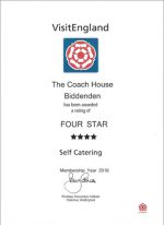 Visit England Four Star Coach House