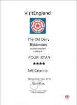 Visit England Four Star Old Dairy