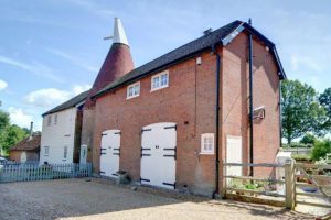 Parking area for Coach House at Birchley House Farm