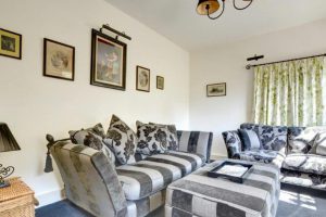 Reverse Angle Sitting Room for Coach House at Birchley House Farm