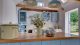 Kitchen area in Old Dairy at Birchley House Farm