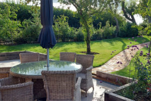 The Barn at Birchley Patio Area