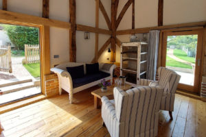 The Barn at Birchley Sitting Area