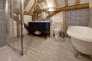 The Barn at Birchley Main Bathroom